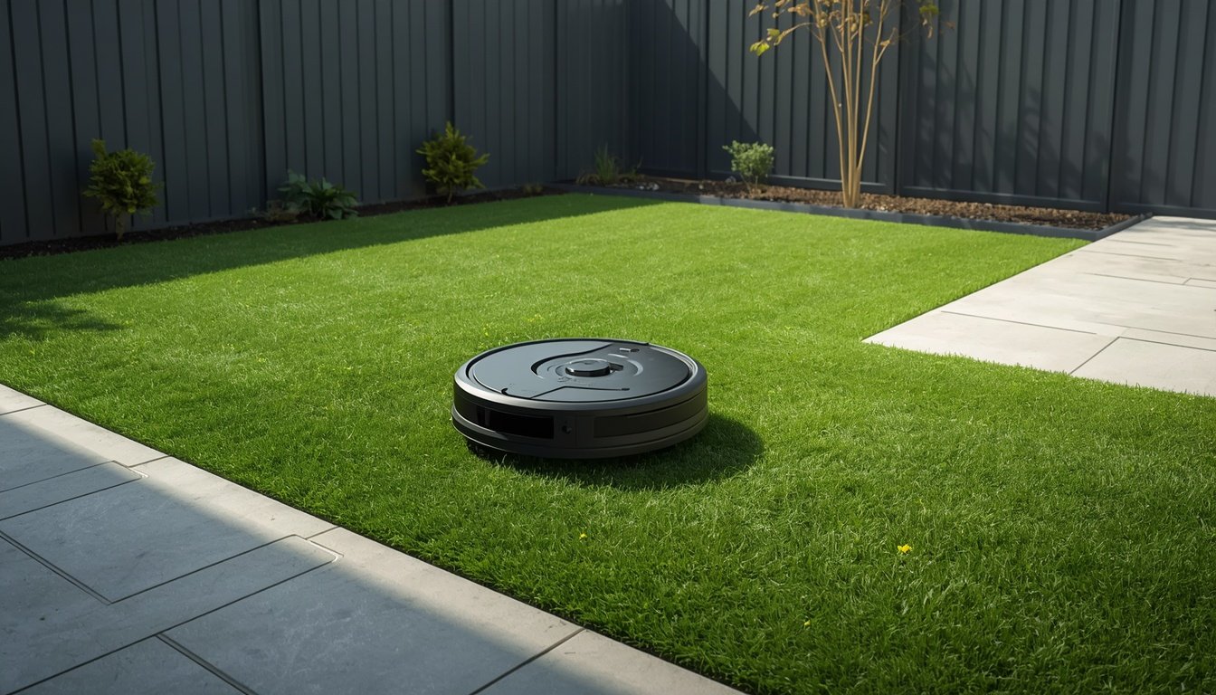 Robot Mower Battery Care and Winter Storage 2 Robot lawn mower stored indoors for winter battery care
