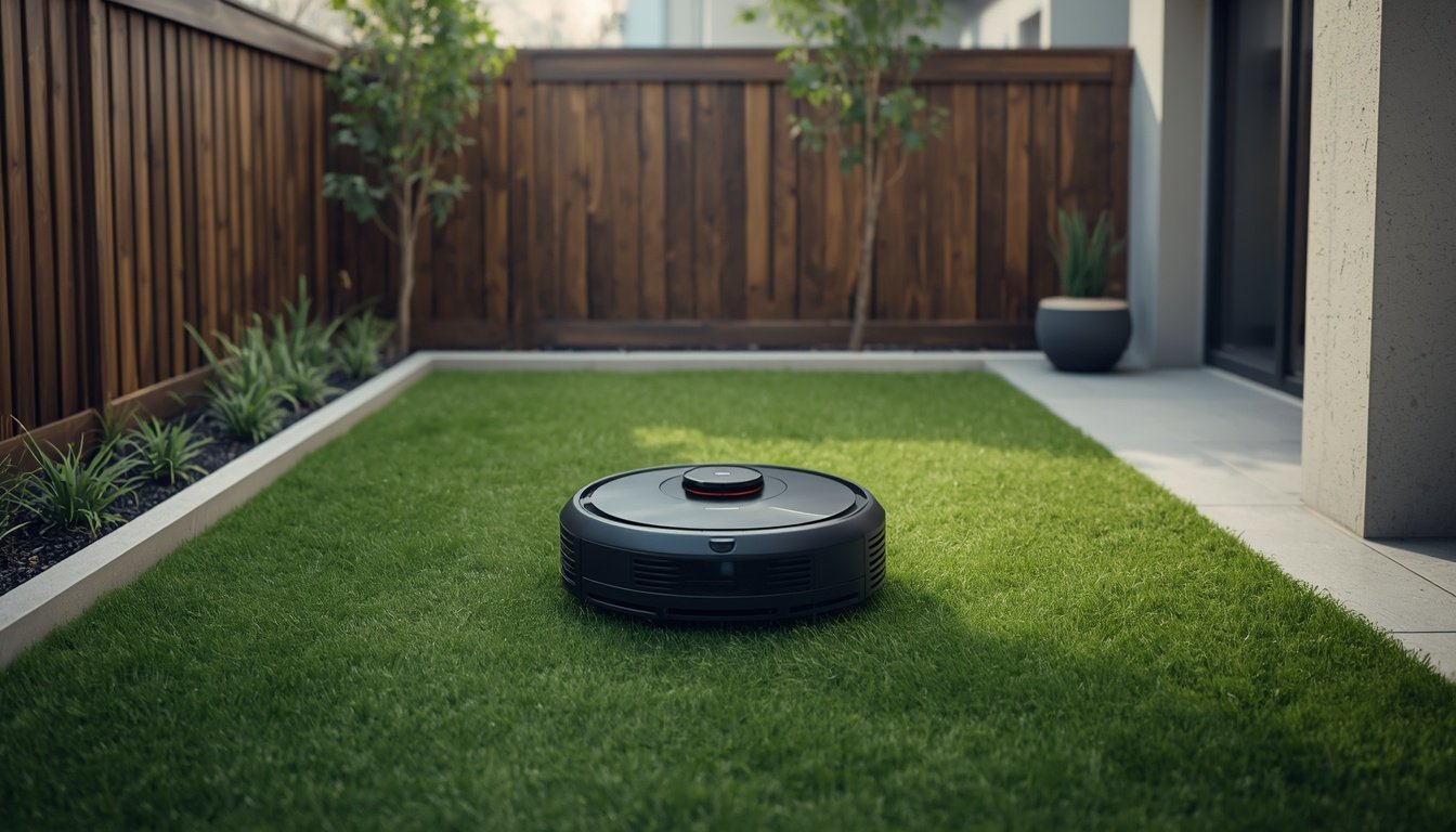 What Is RTK on a Robot Lawn Mower? 2 RTK robot lawn mower using precise satellite positioning
